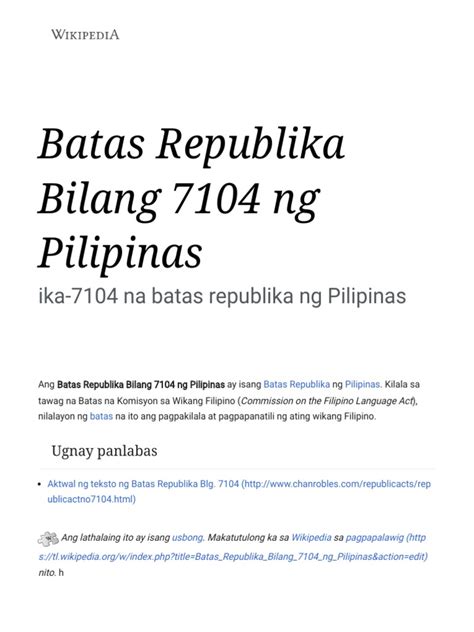 batas republika bilang 1190